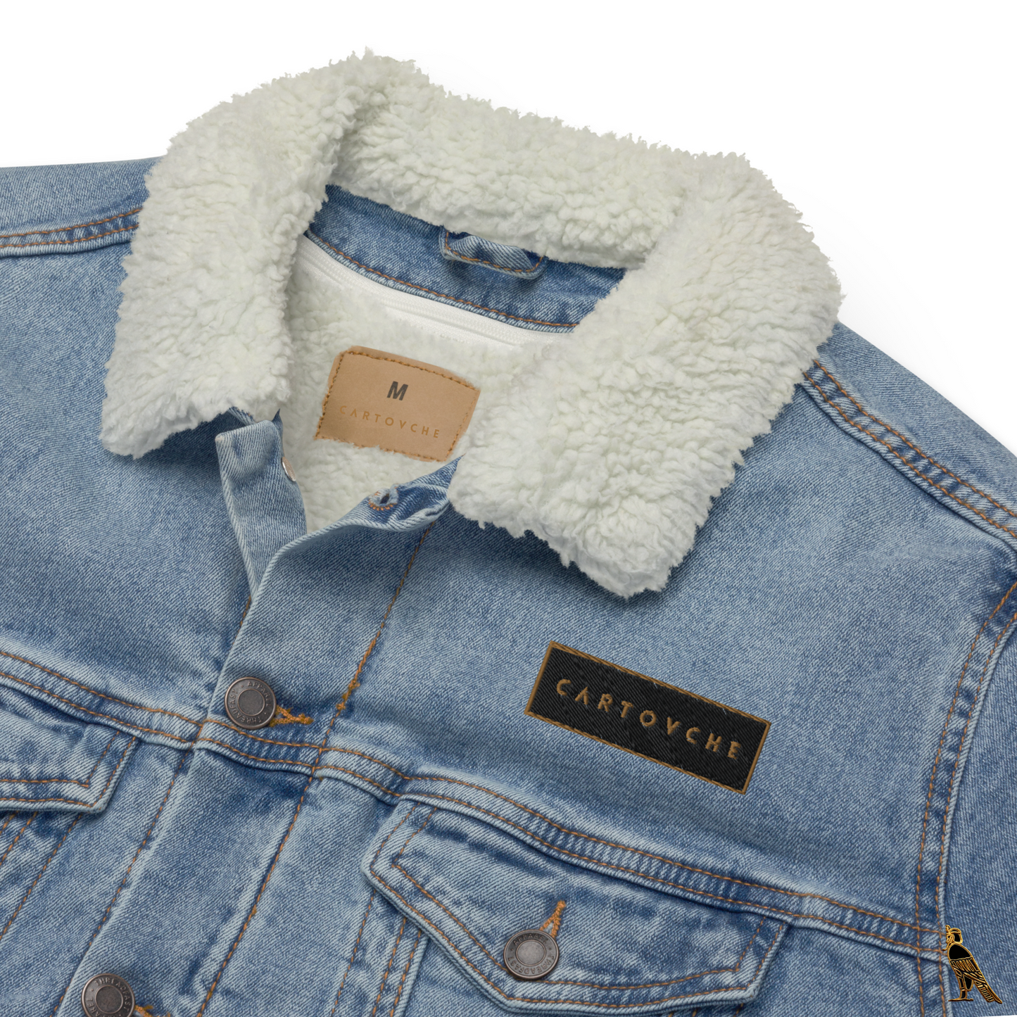 Women's Denim Sherpa Jacket | Blue