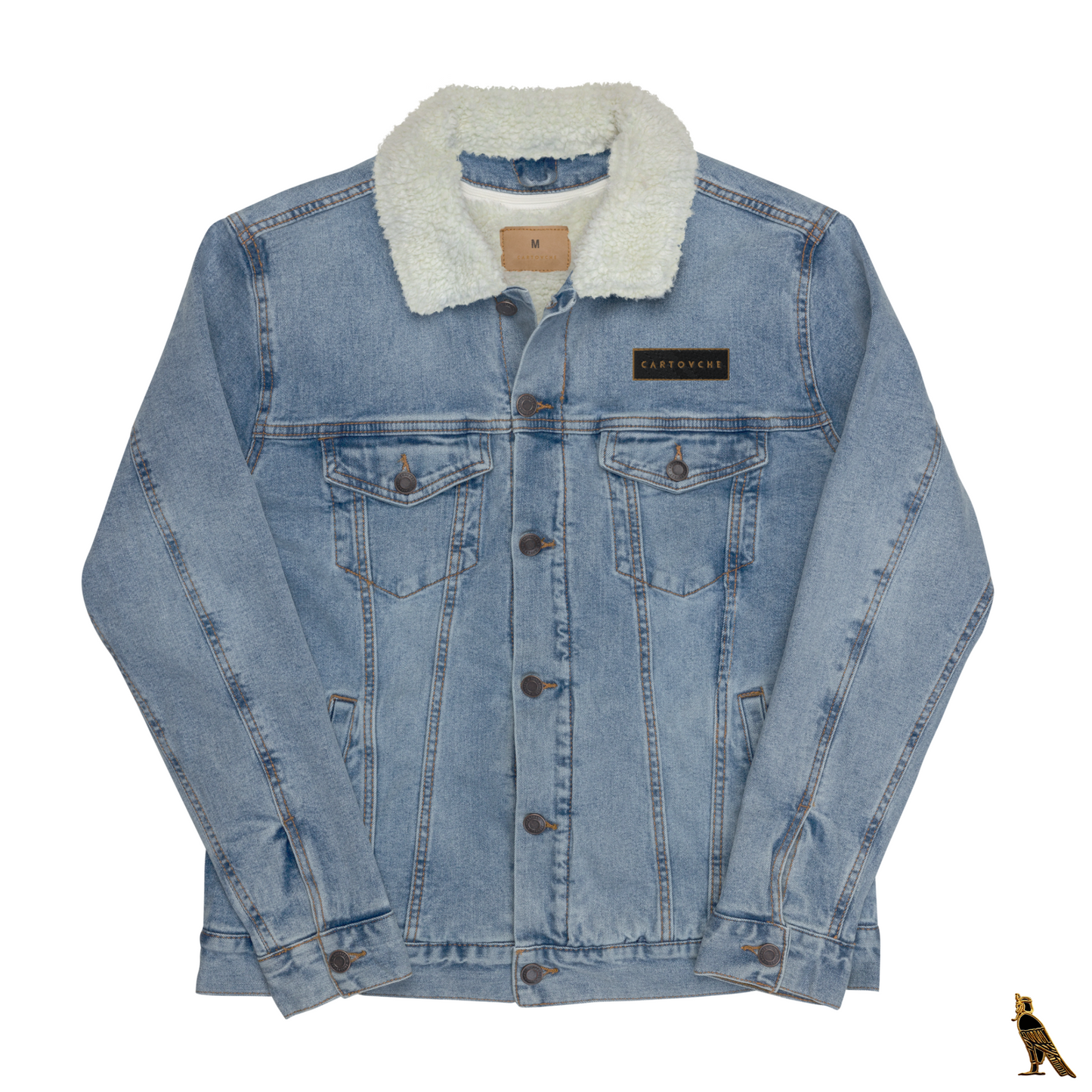 Women's Denim Sherpa Jacket | Blue