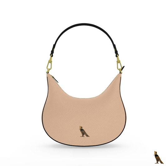 Curve Hobo Bag - Beige (Horus Logo)