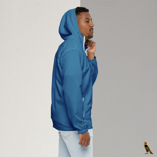 Men’s Windbreaker Jacket | Wave Ride Blue