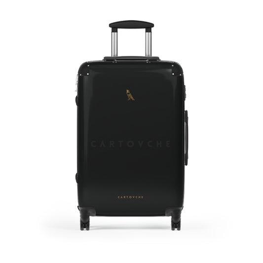 Suitcase | Black (Horizontal Cartouche Logo)