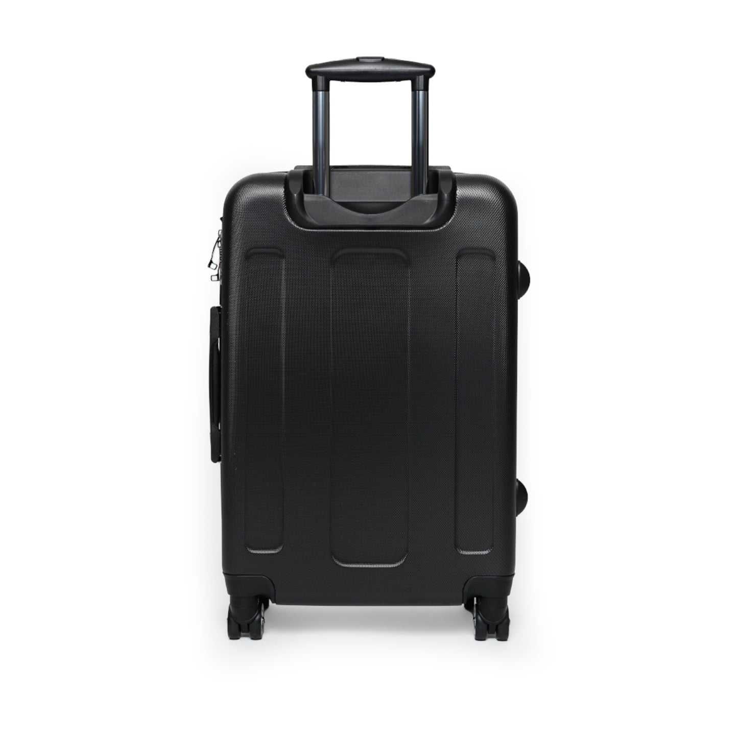 Suitcase | Black with Grey Geo Pattern