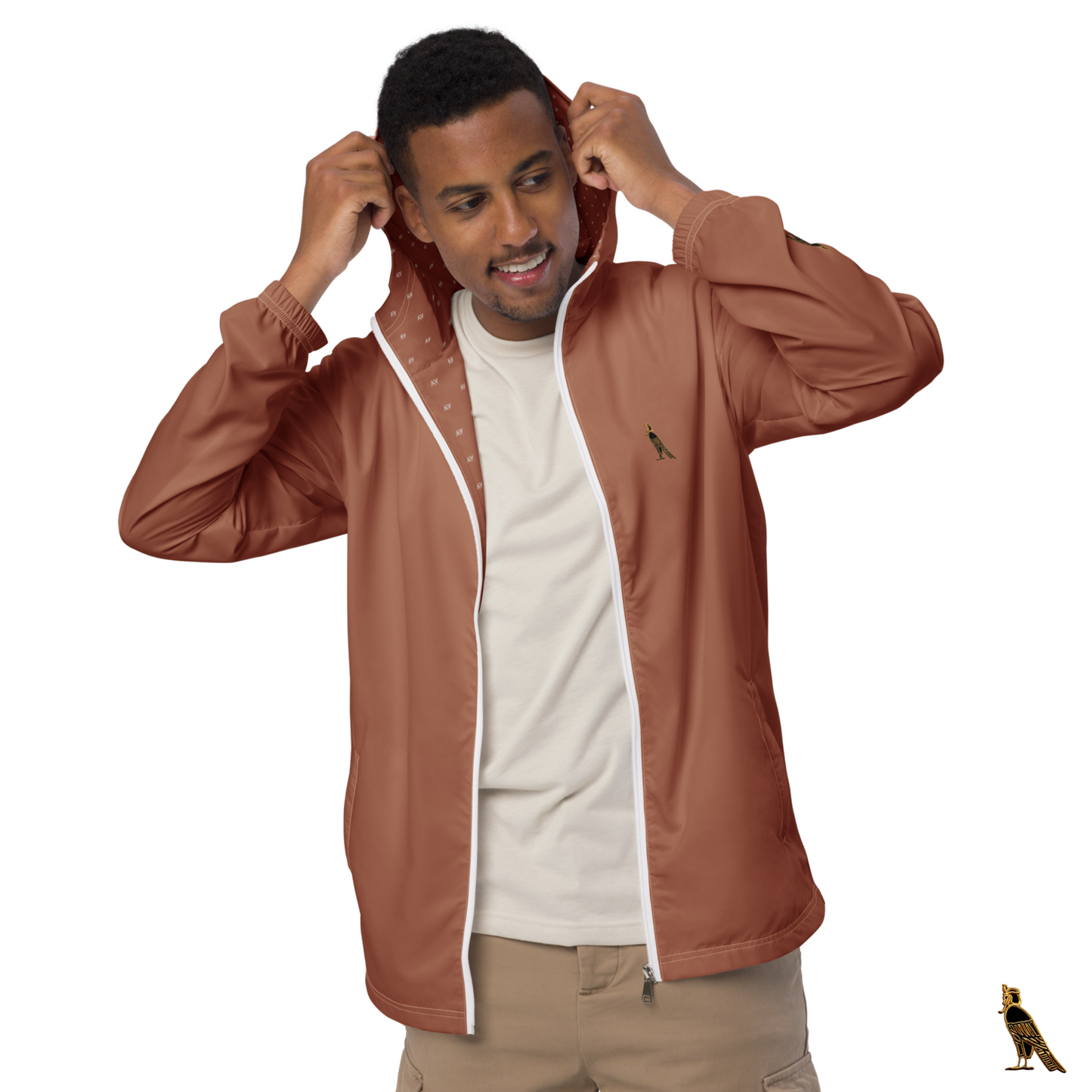 Men’s Windbreaker Jacket | Sunburn Brown