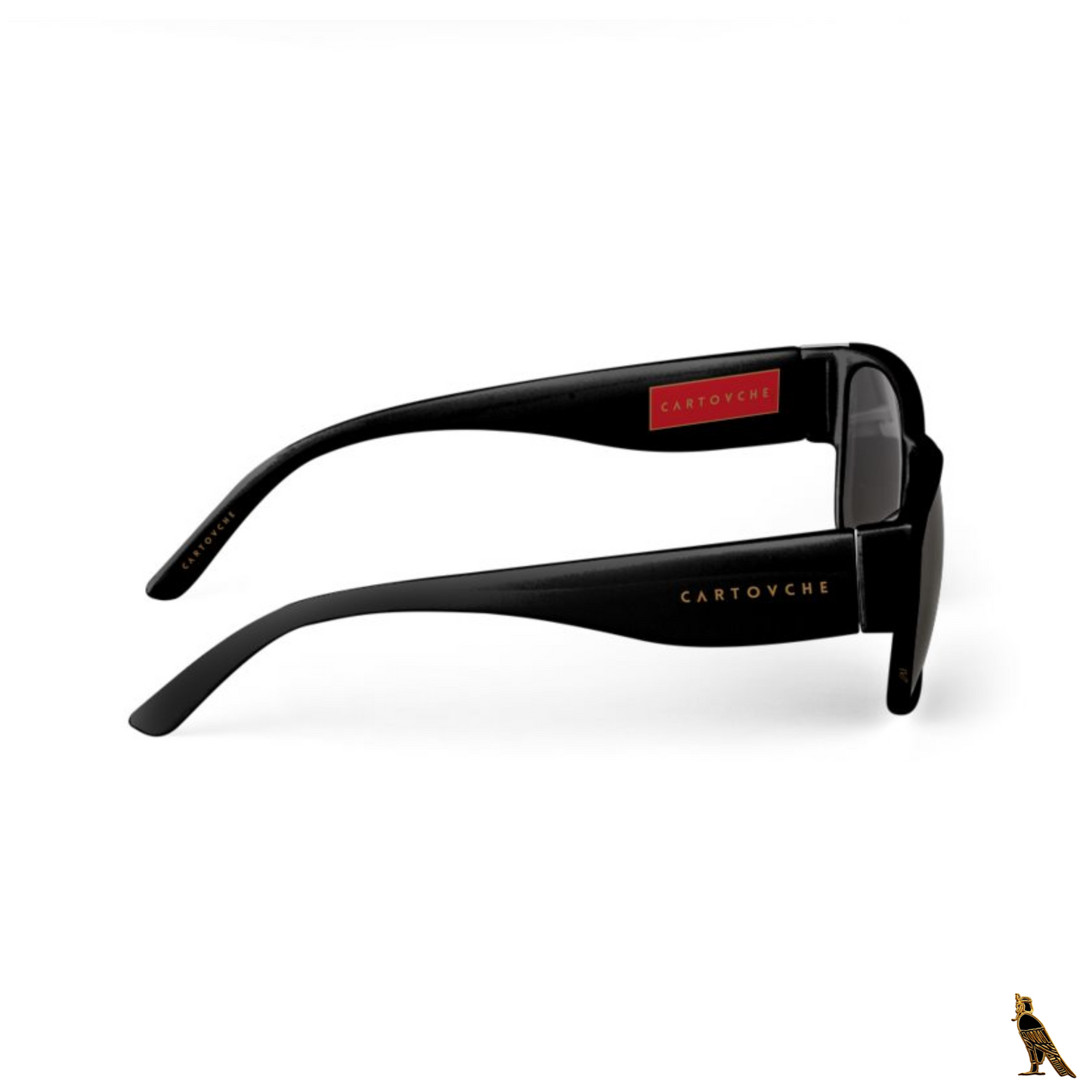 Sunglasses (Black) - Cartouche Logo