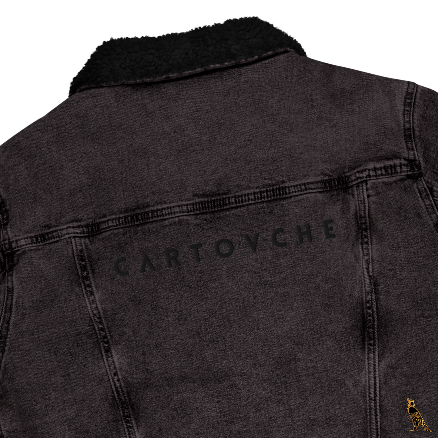 Men's Denim Sherpa Jacket | Black