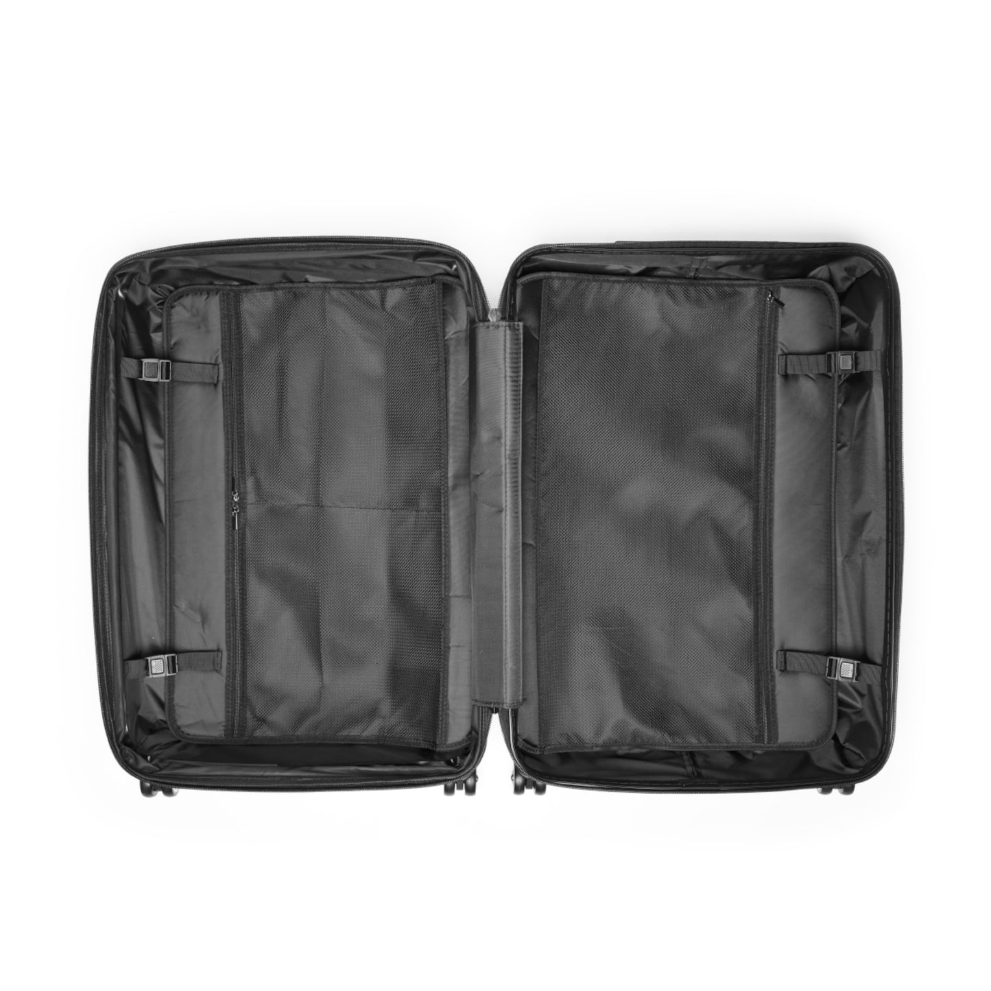 Suitcase | Black with Grey Geo Pattern