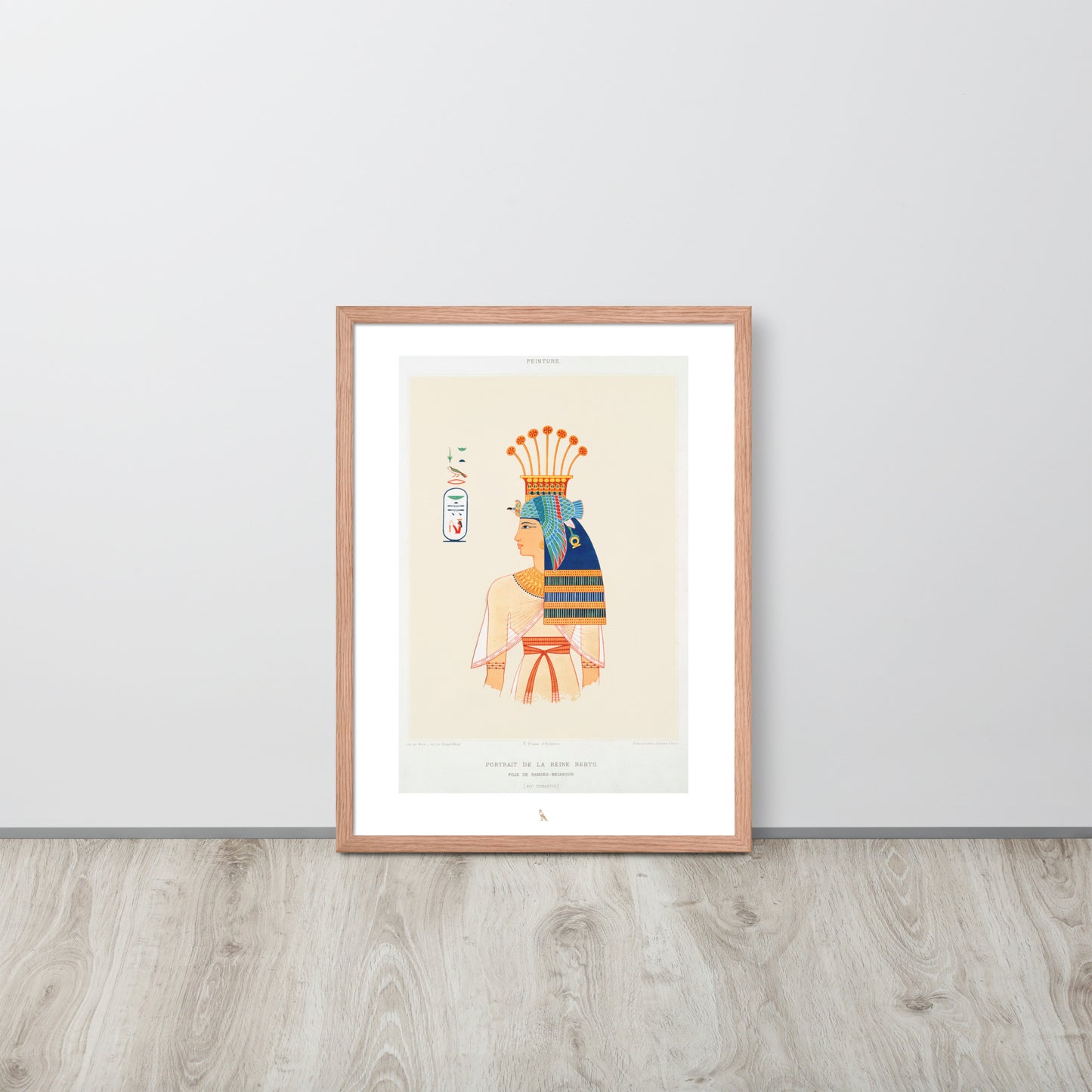 'Queen Nebto, daughter of Pharaoh Ramesses II (Ramesses the Great)' | 18" x 24" Wood Framed Poster