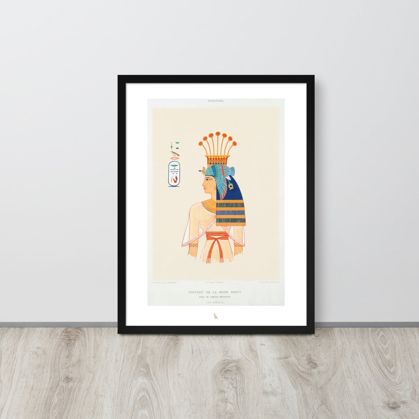 'Queen Nebto, daughter of Pharaoh Ramesses II (Ramesses the Great)' | 18" x 24" Wood Framed Poster