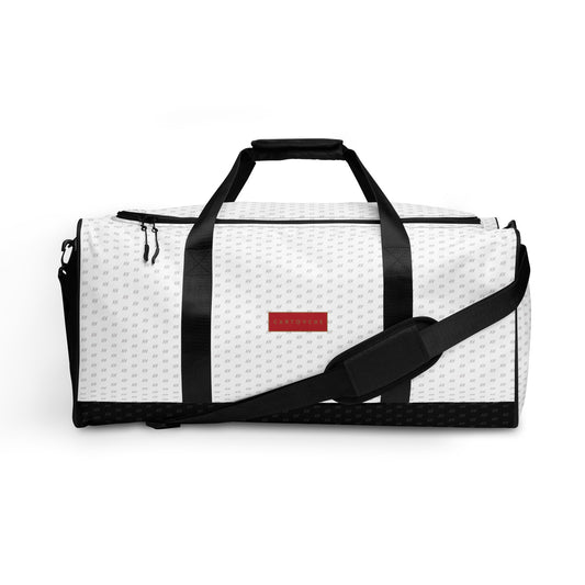 Cartouche Duffle Bag (White & Black with Gold - Red Label)