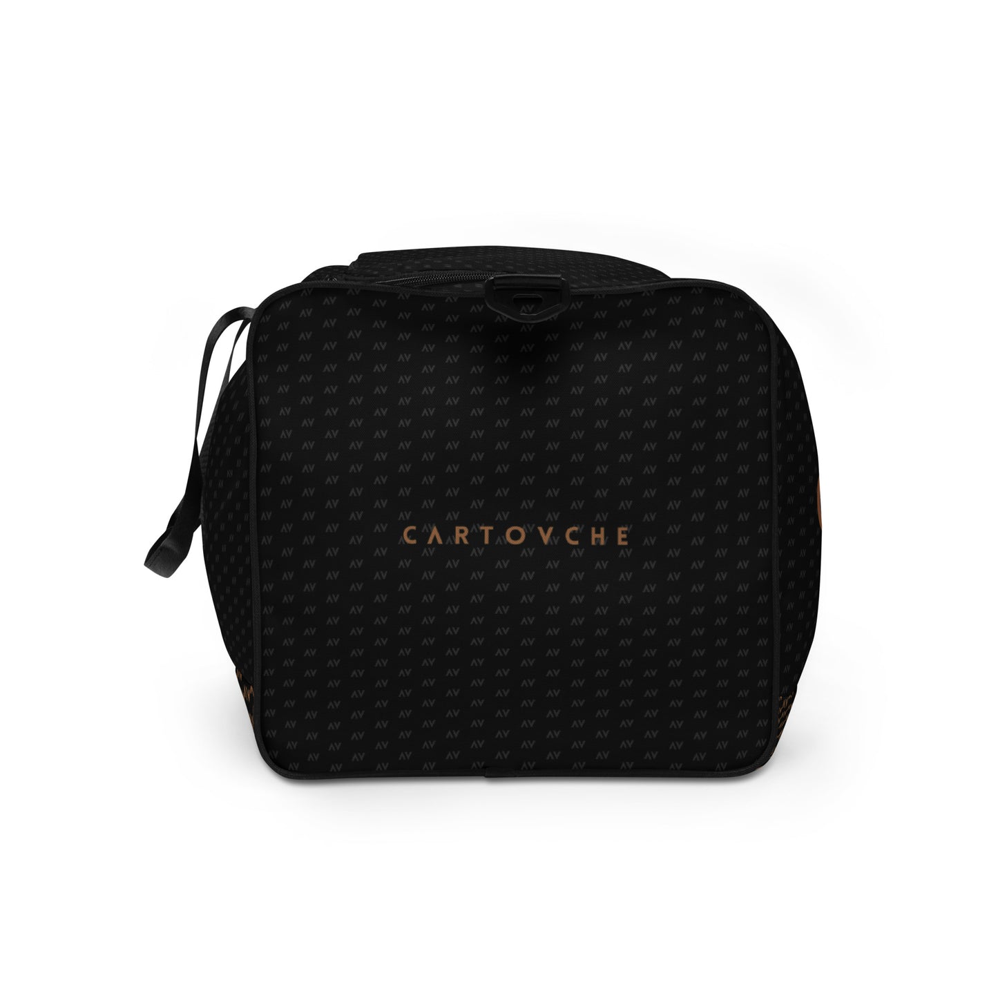 Cartouche Duffle Bag - Large Logo (Black with Gold)