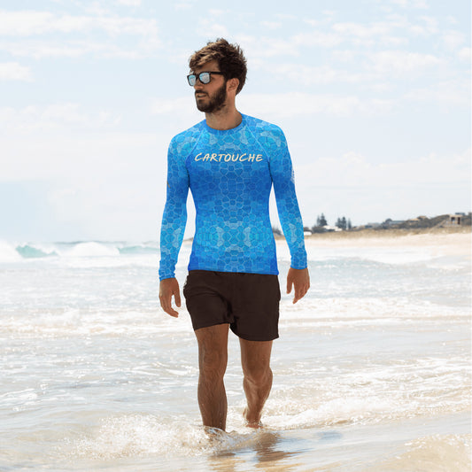 Shallow Water Pattern Rash Guard