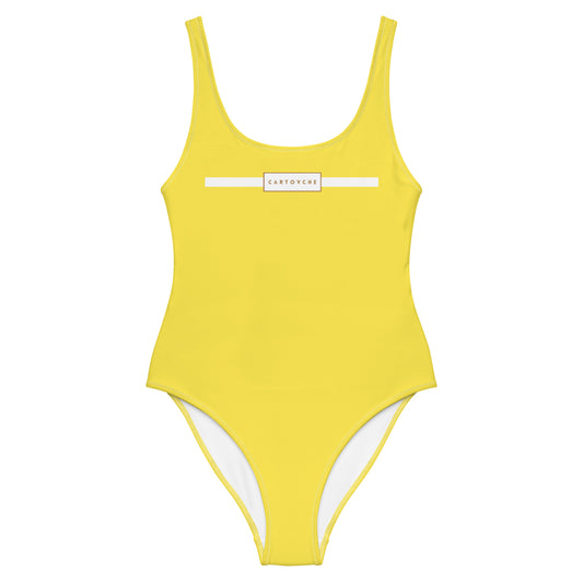 One-Piece Swimsuit (Yellow)