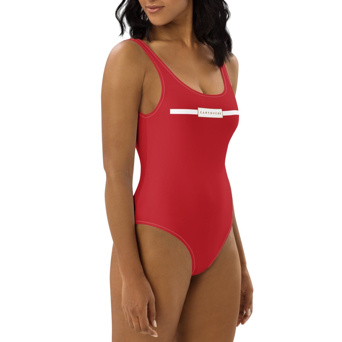 One-Piece Swimsuit (Red)