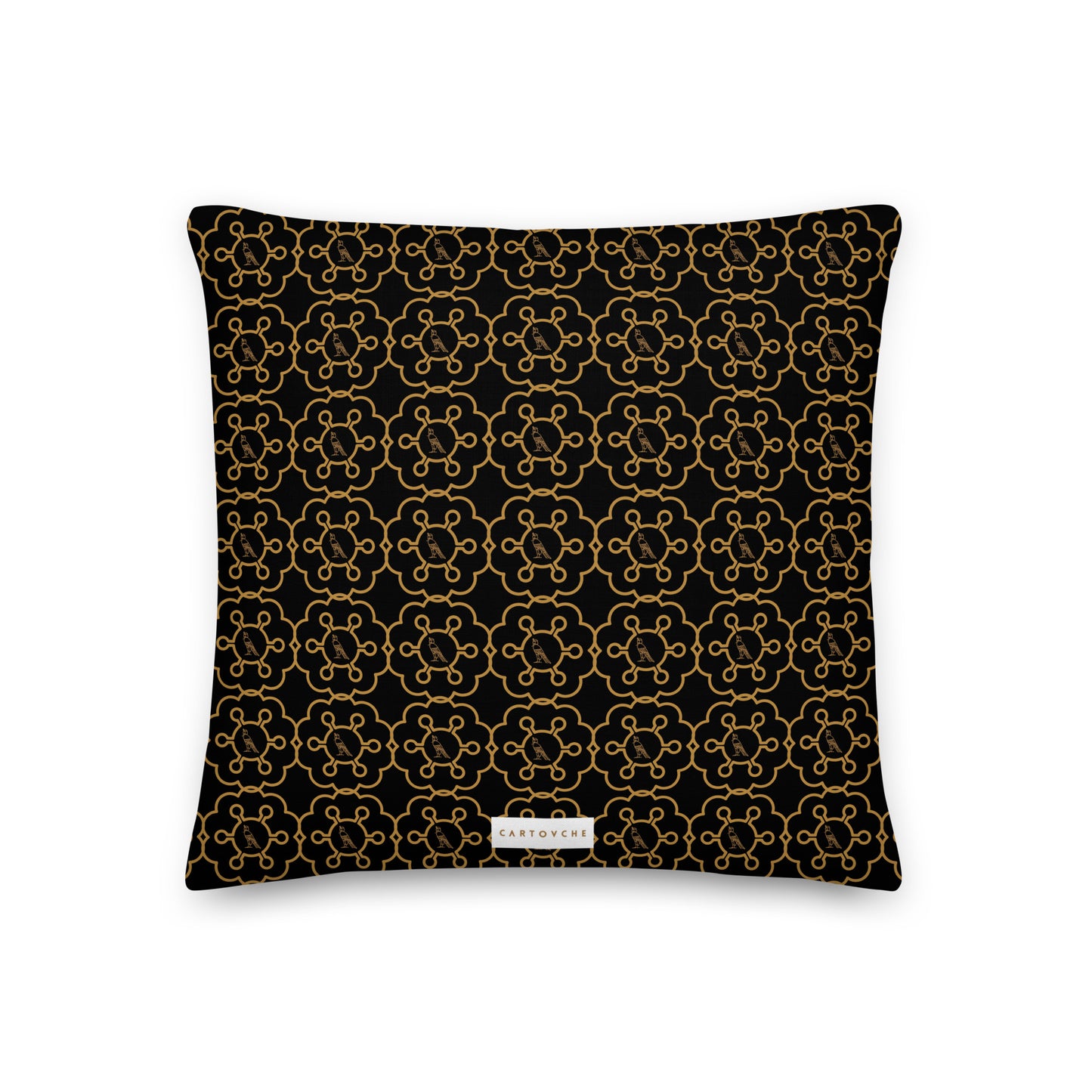 'Gold Ornate Floral' Cushion