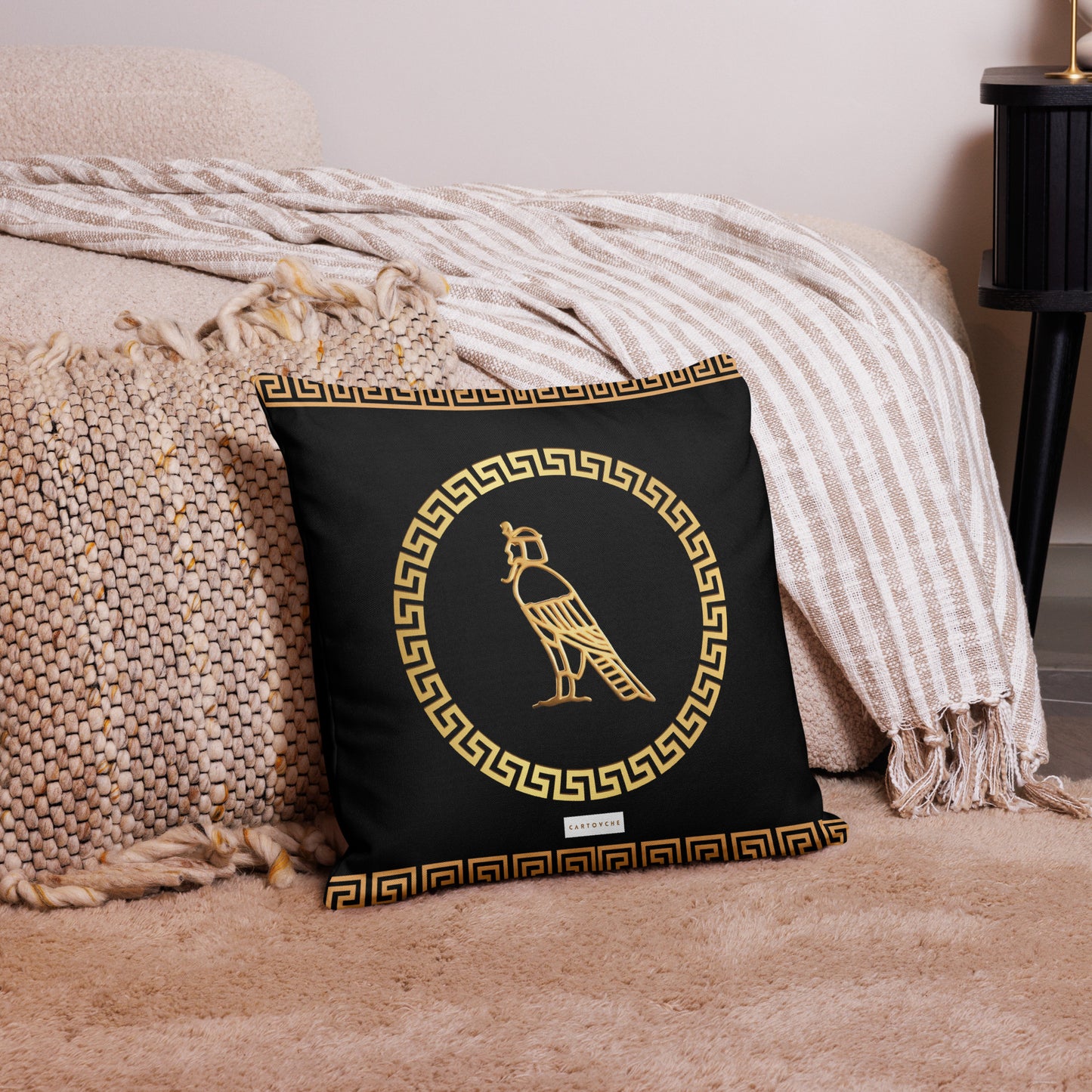 'Gold Meander' Cushion