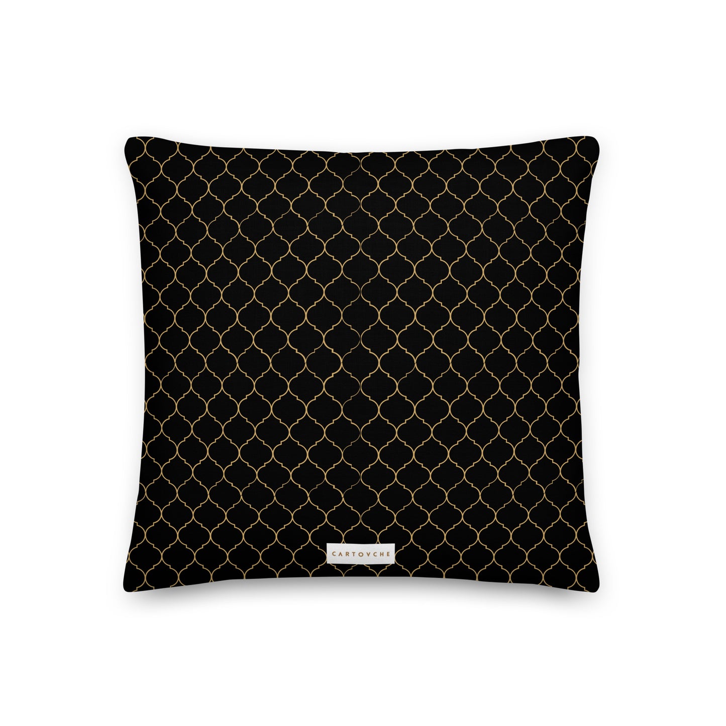 'Gold Quatrefoil' Cushion