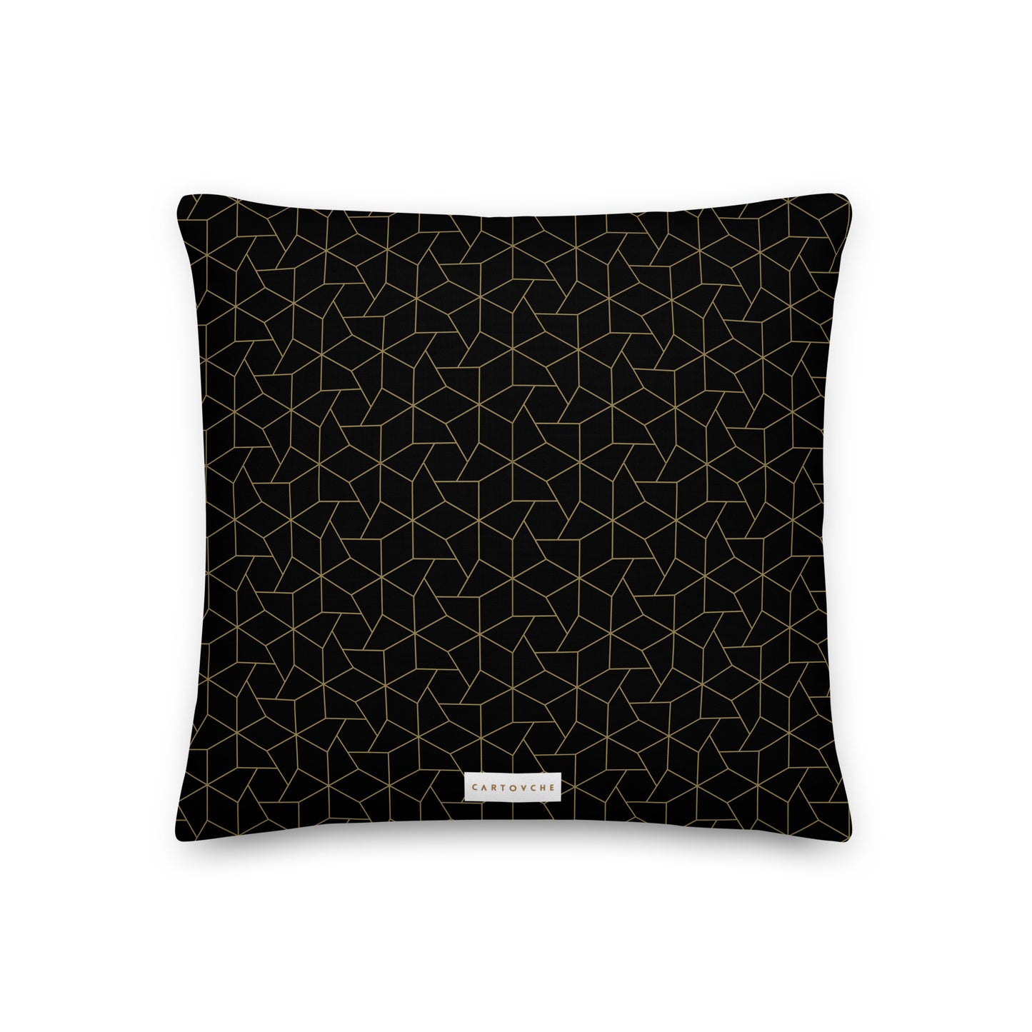 'Gold Geometry' Cushion