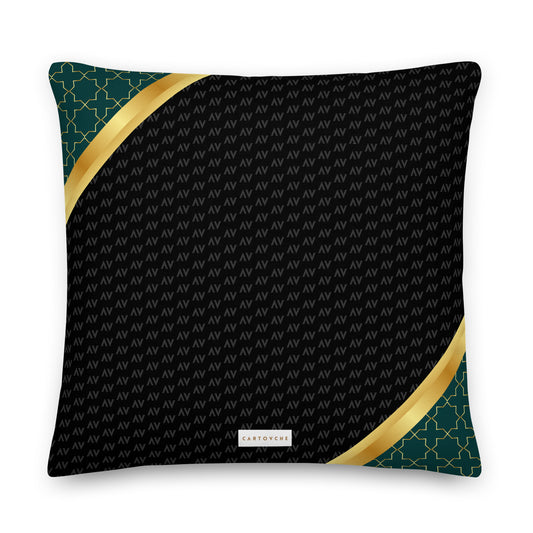 'Gold 'AV' Portal' Cushion