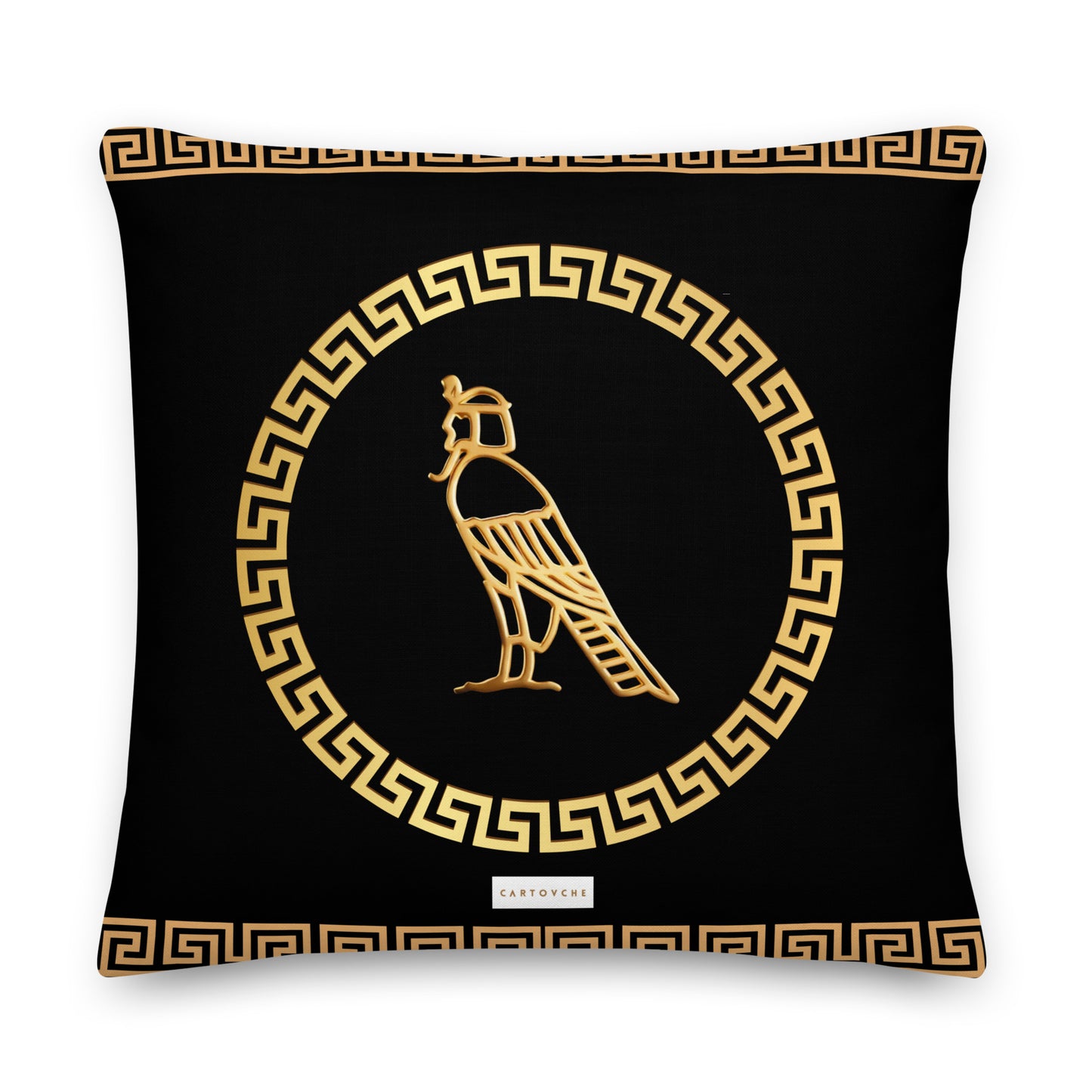 'Gold Meander' Cushion