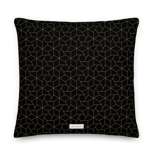 'Gold Geometry' Cushion