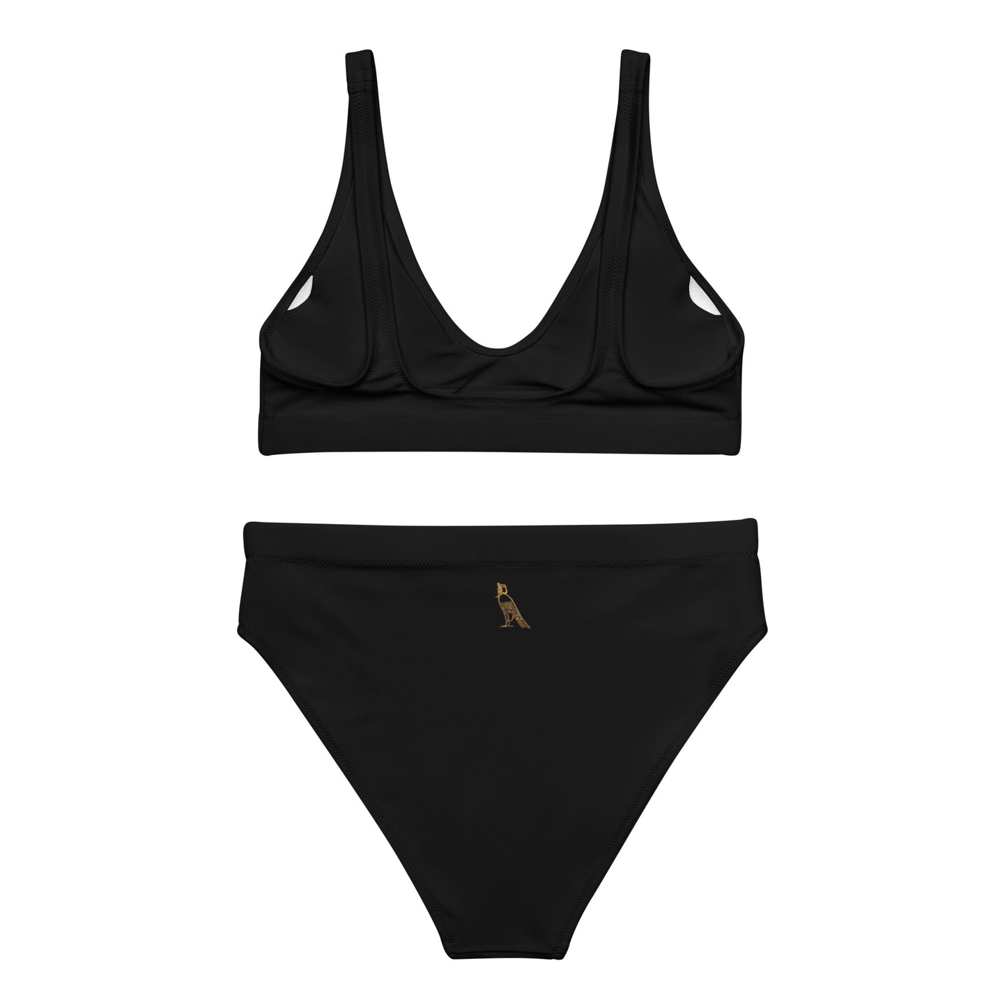 High-Waisted Bikini Set (Black)