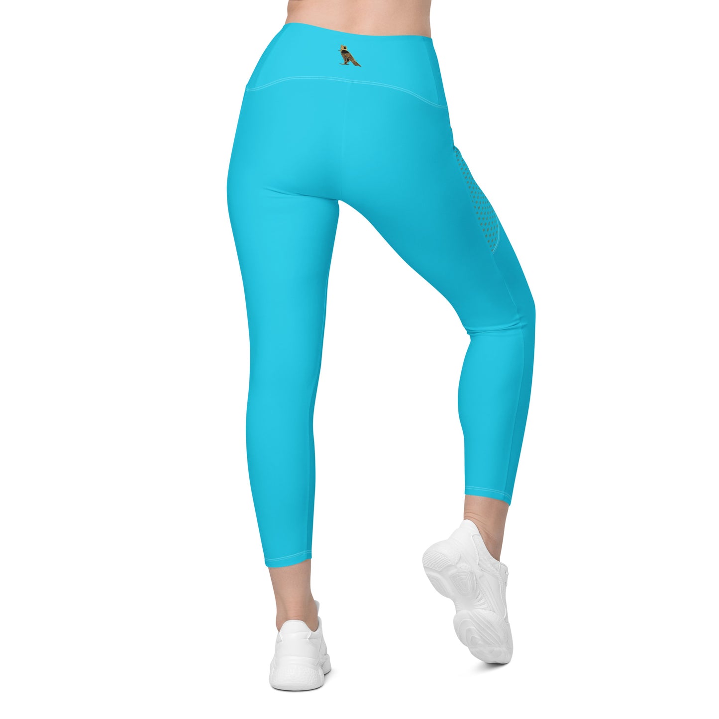 Women's Leggings with Pockets (Baby Blue)