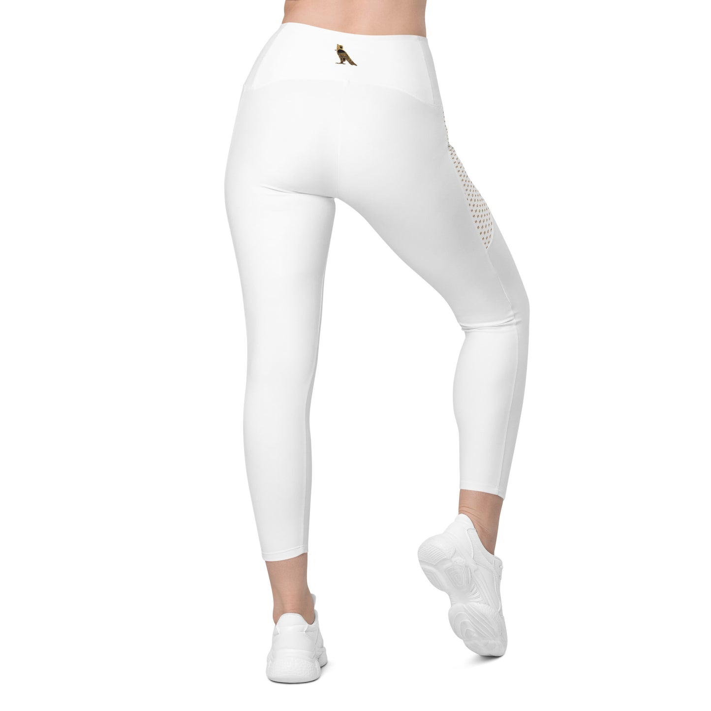 Women's Leggings with Pockets (White)