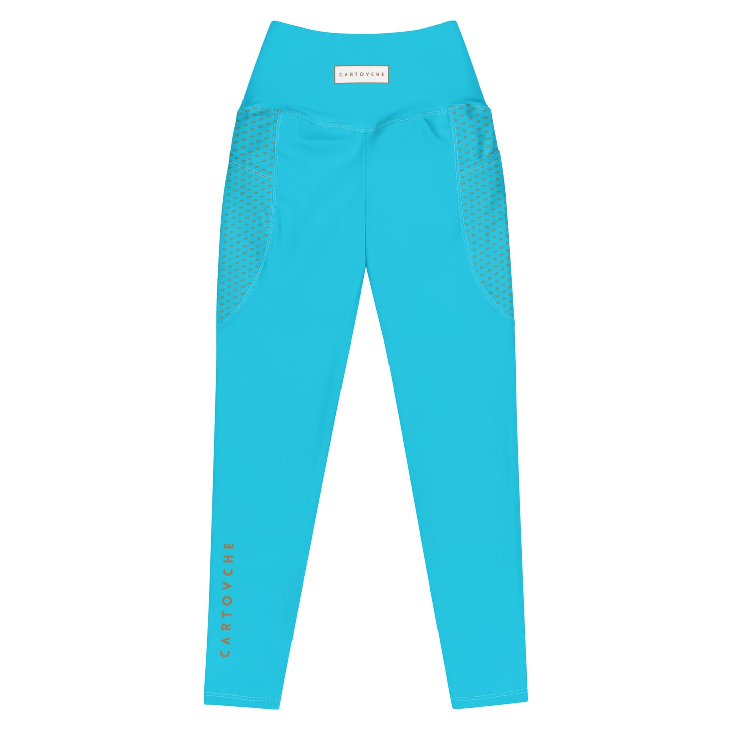 Women's Leggings with Pockets (Baby Blue)