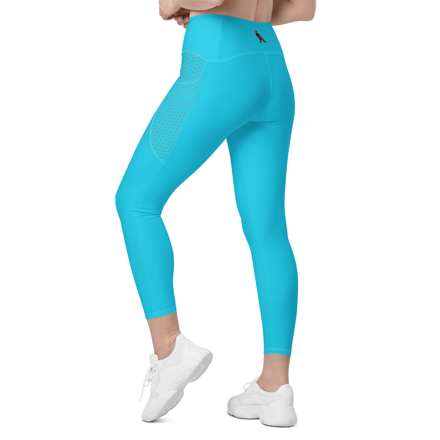 Women's Leggings with Pockets (Baby Blue)