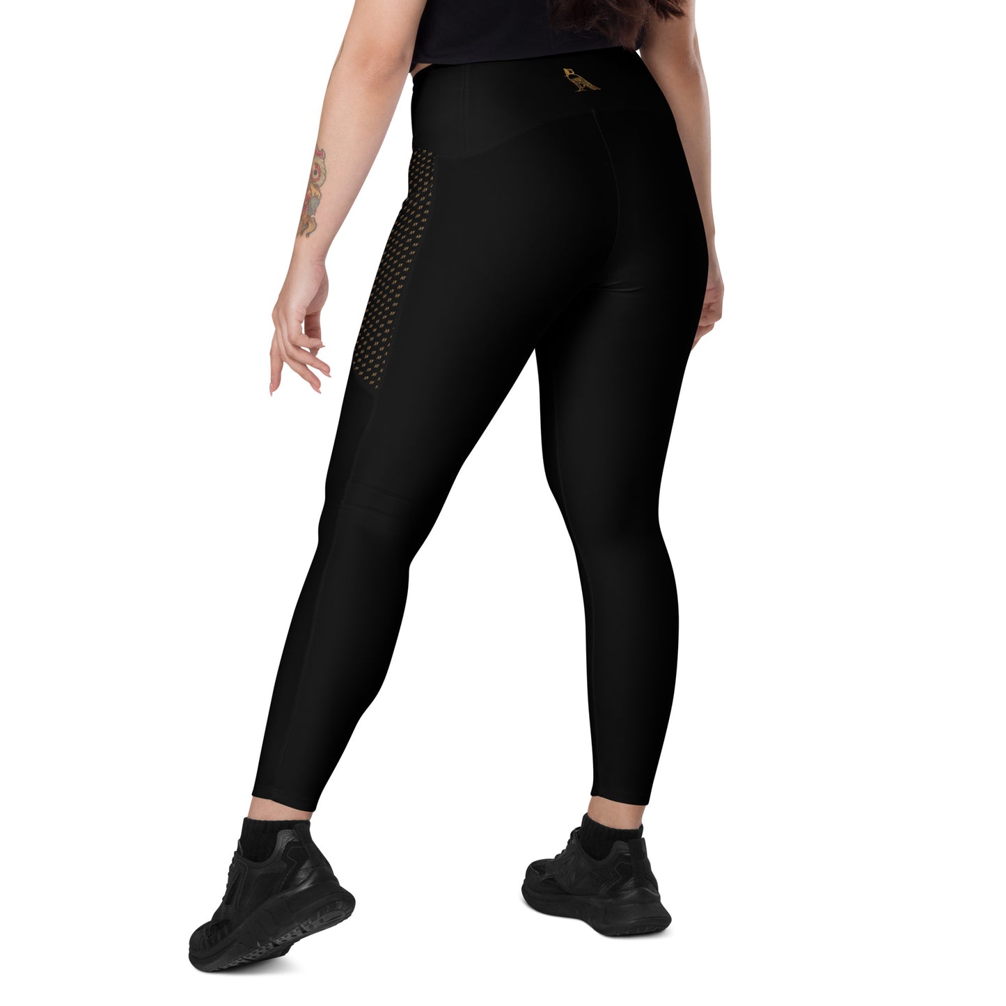 Women's Leggings with Pockets (Black)