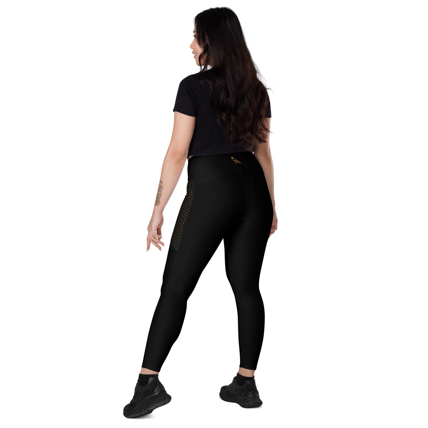 Women's Leggings with Pockets (Black)