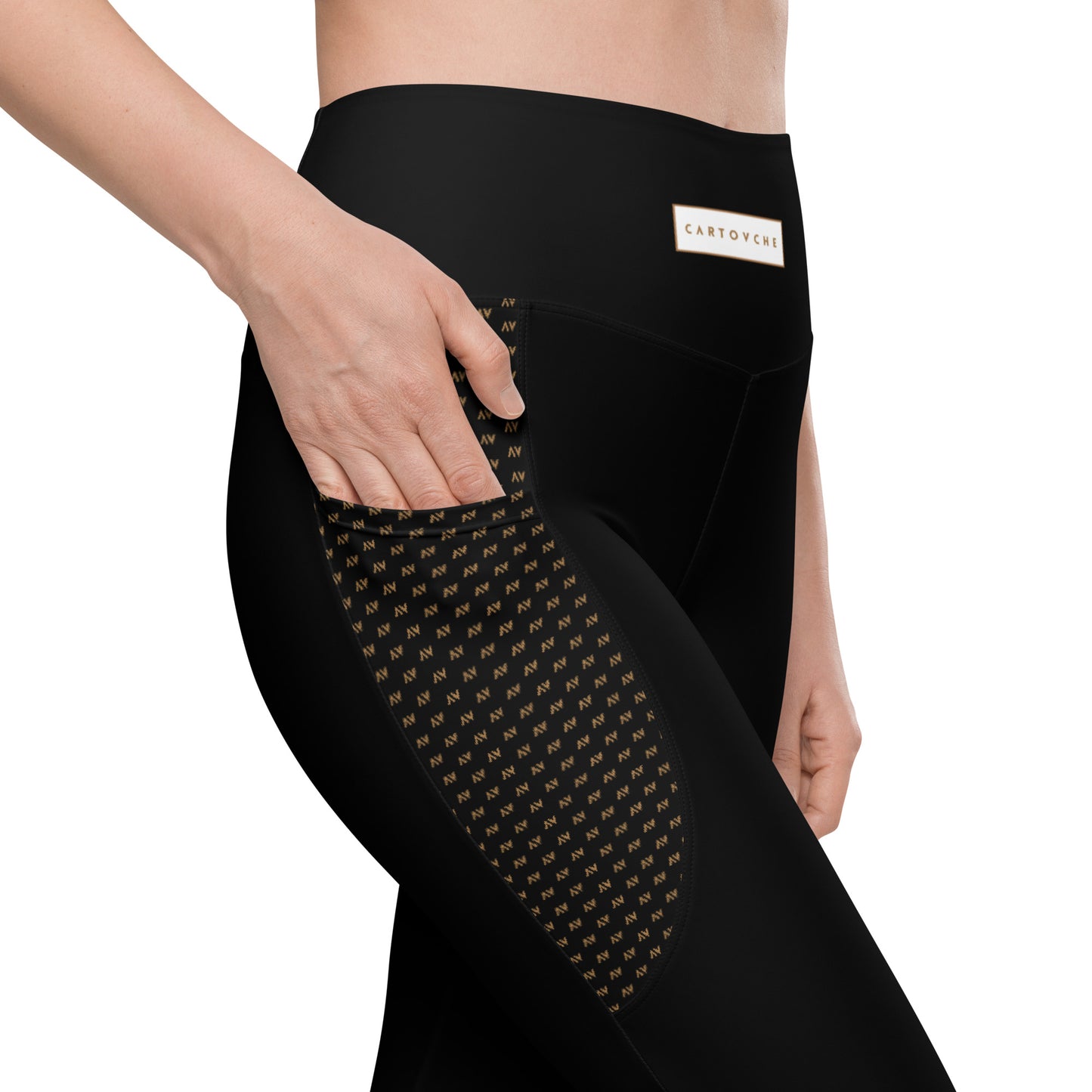 Women's Leggings with Pockets (Black)