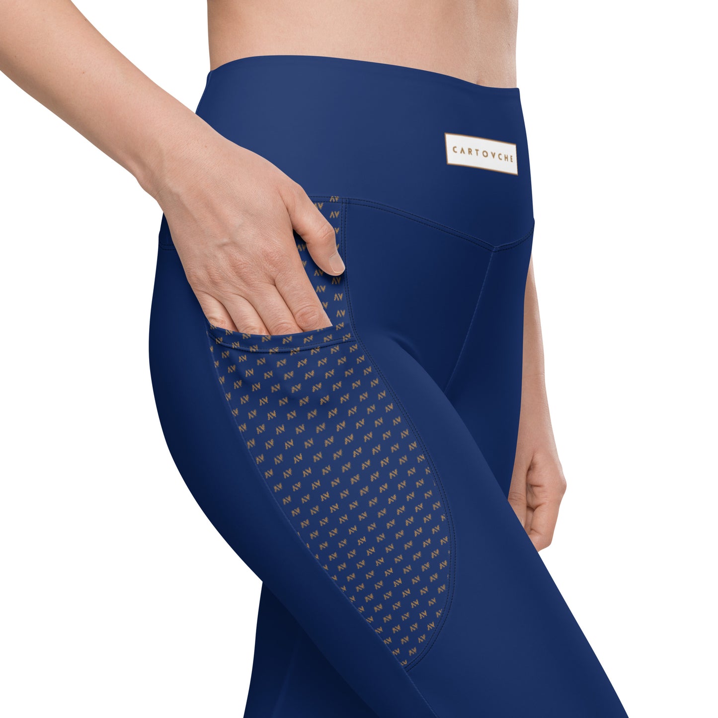 Women's Leggings with Pockets (Navy)