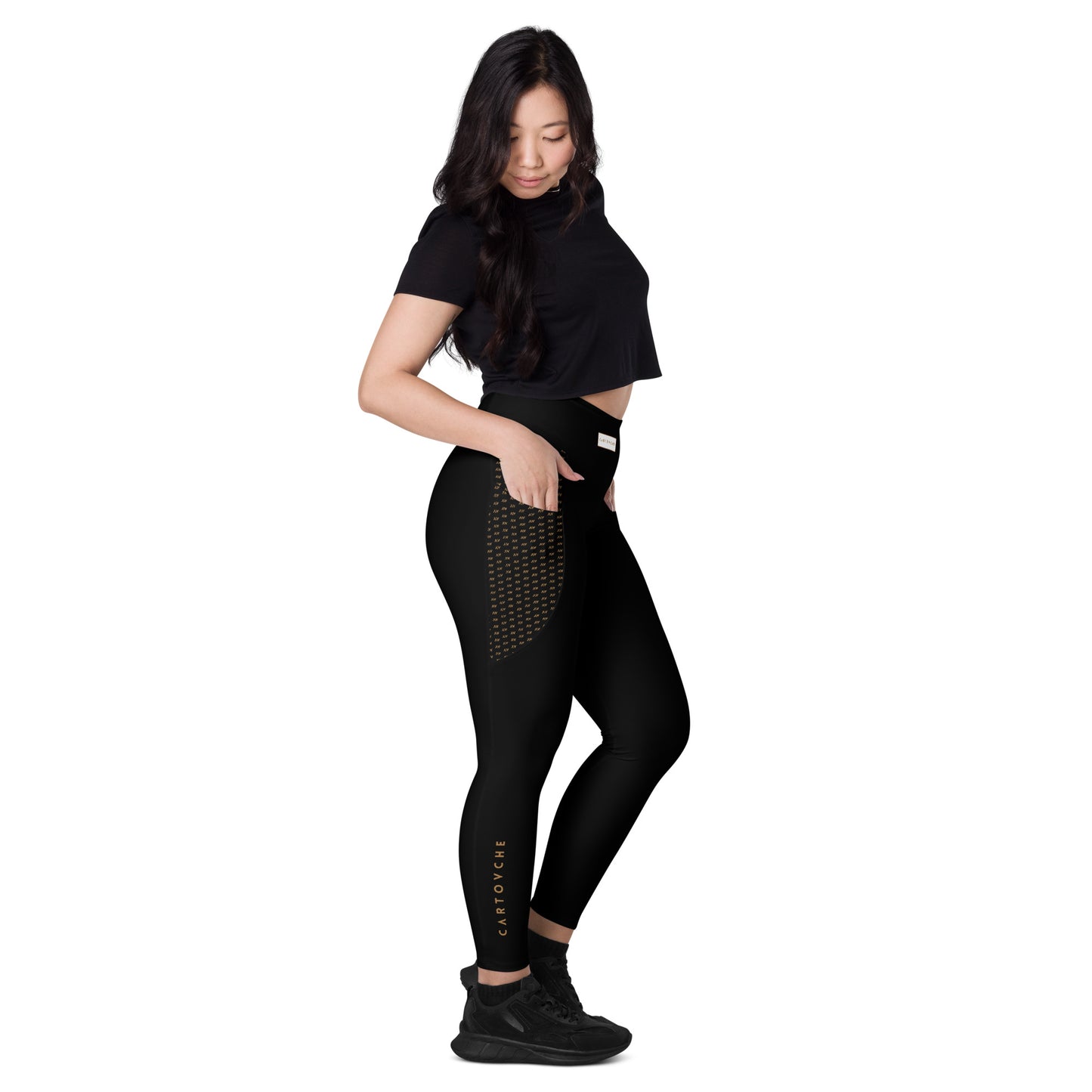 Women's Leggings with Pockets (Black)