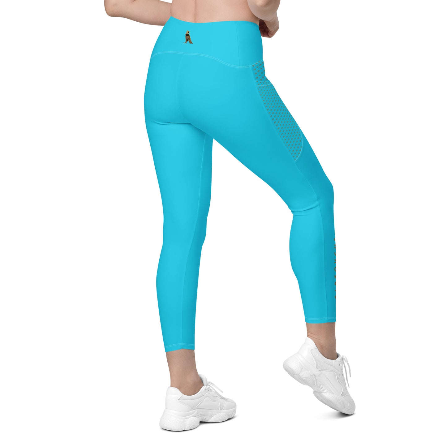 Women's Leggings with Pockets (Baby Blue)