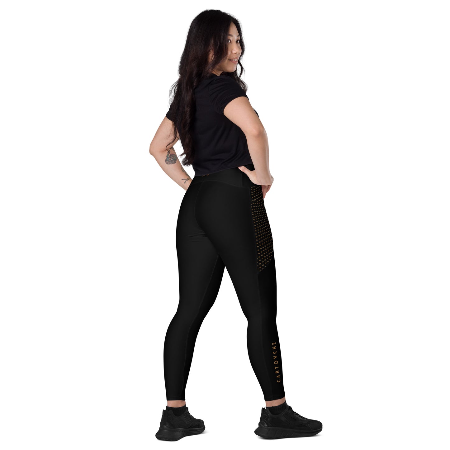 Women's Leggings with Pockets (Black)