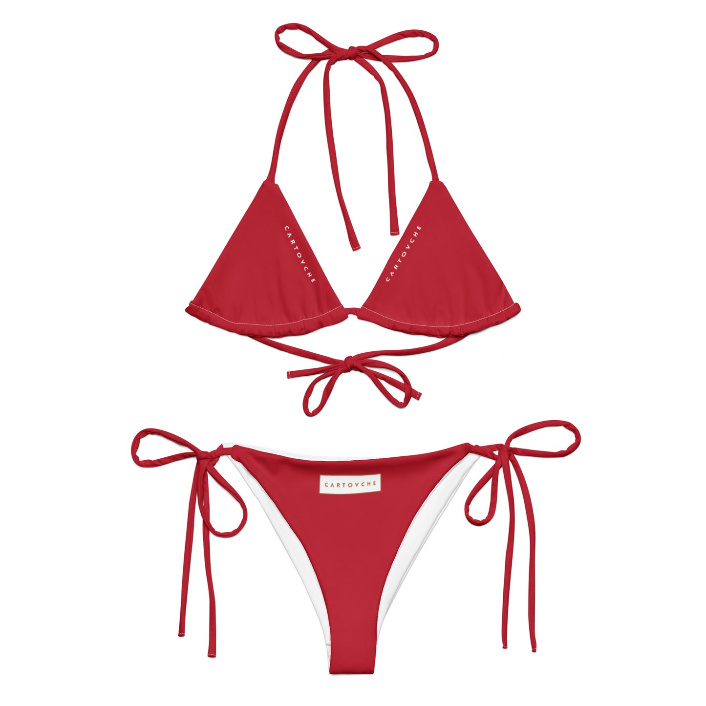 String Bikini Set (Red)