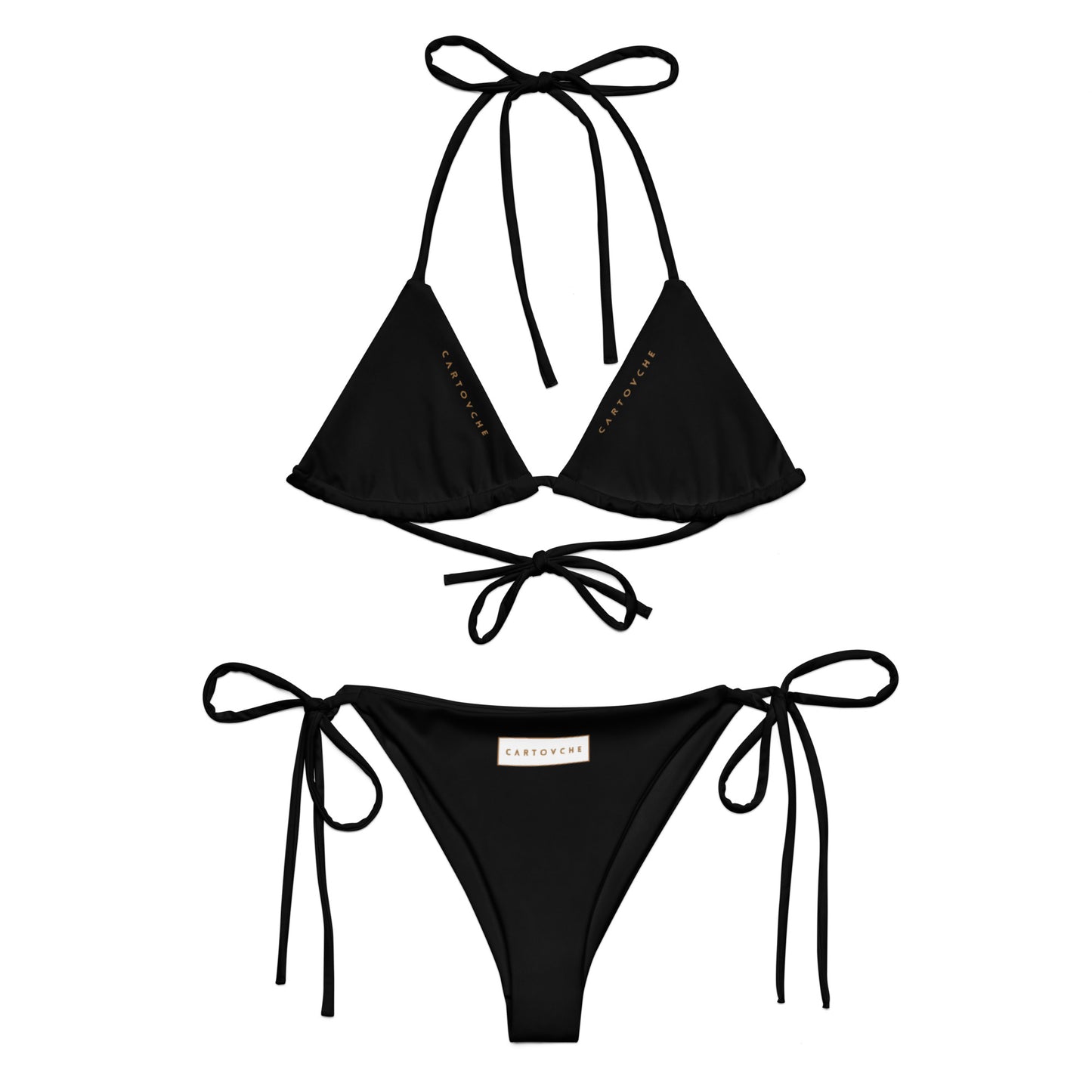 String Bikini Set (Black)