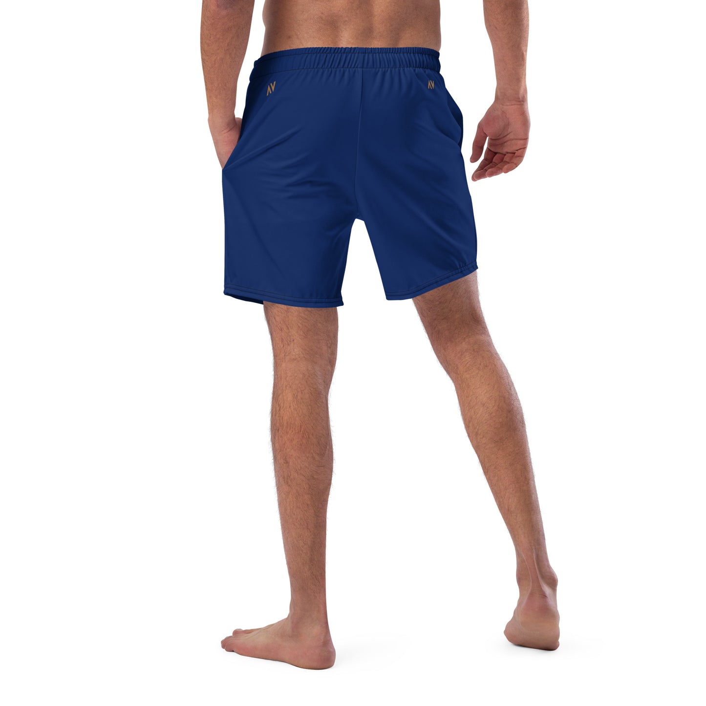 Men's Swim Trunks - Cartouche Logo (Navy)