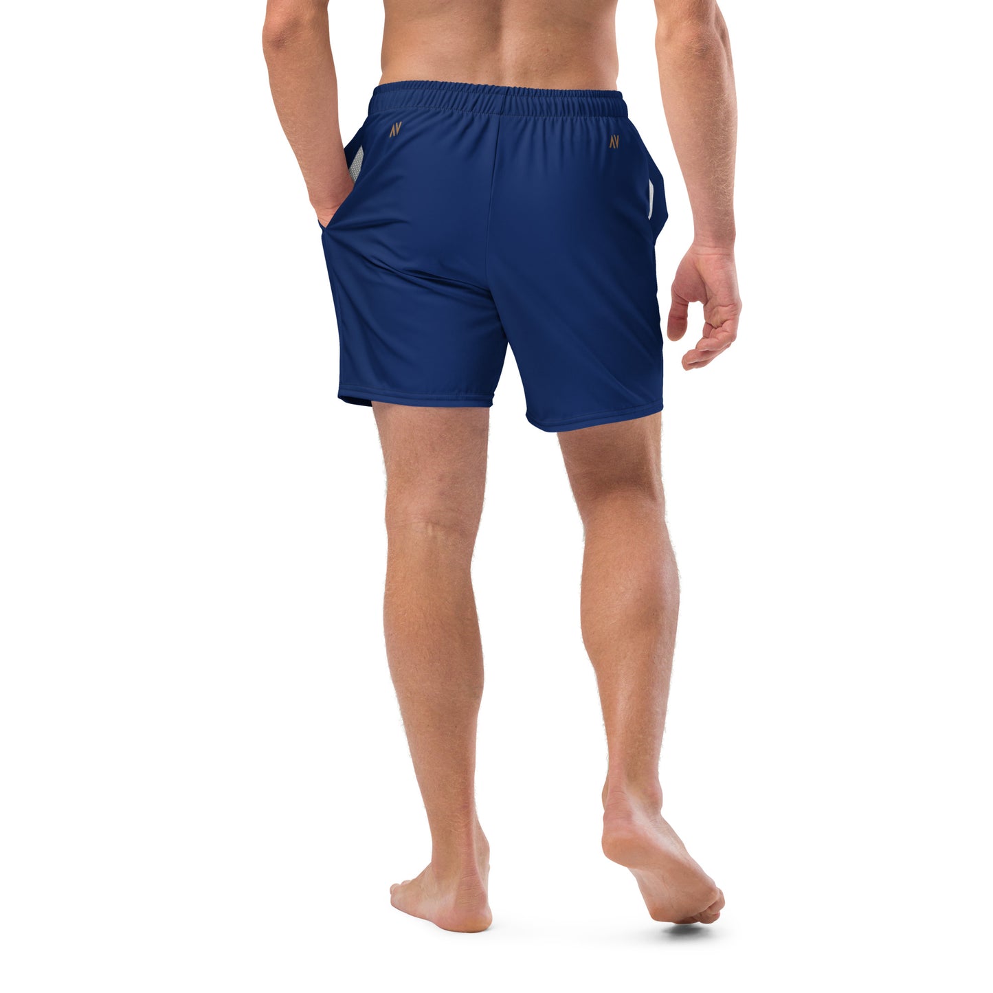 Men's Swim Trunks - Cartouche Logo (Navy)