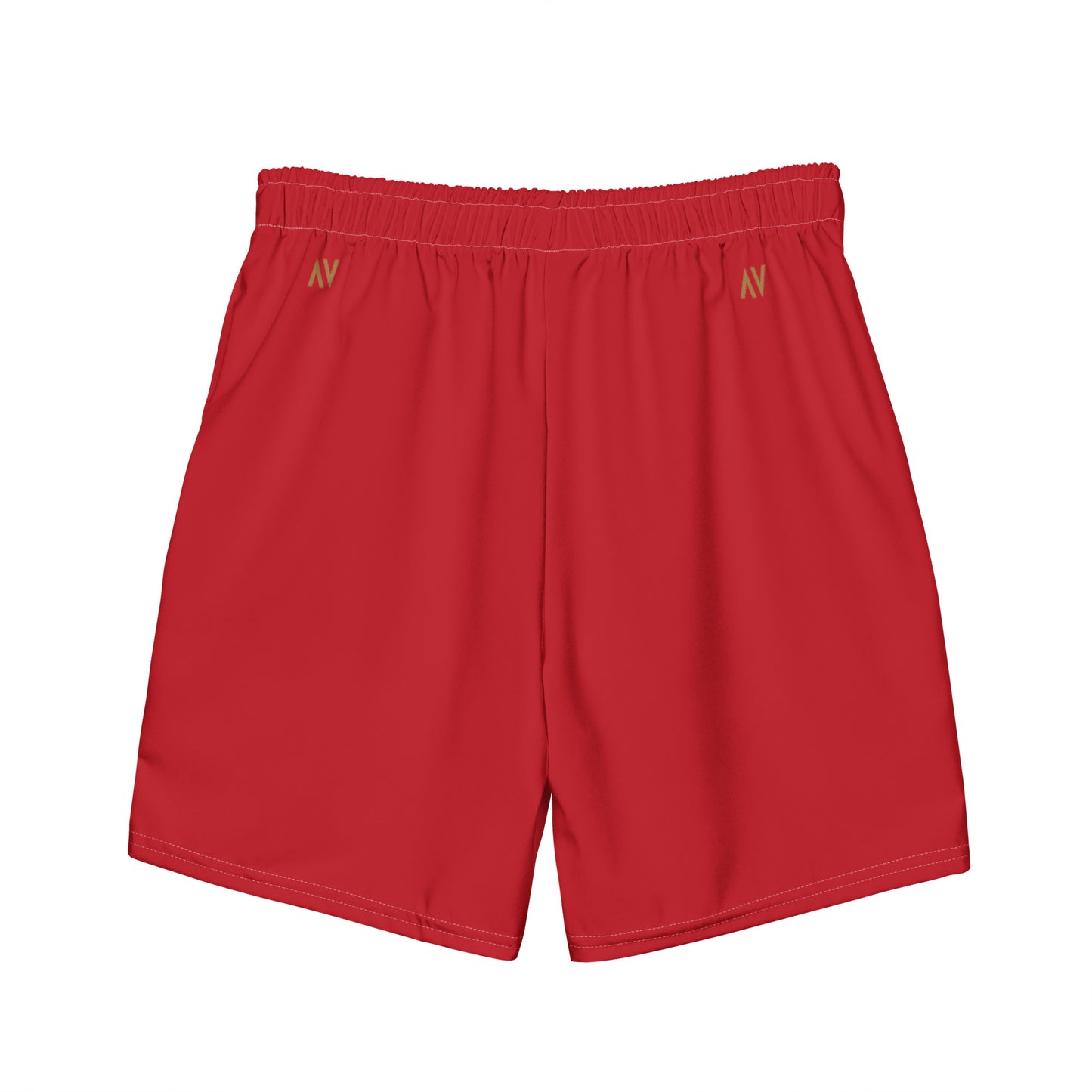 Men's Swim Trunks - Cartouche Logo (Red)