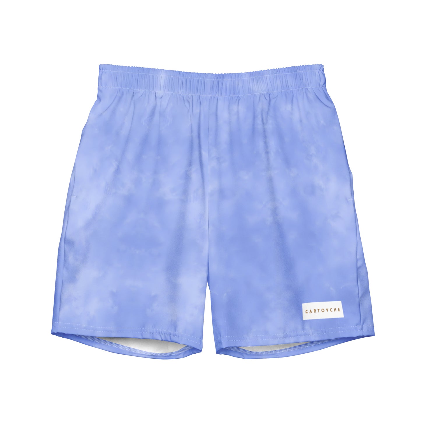 Men's Swim Trunks - Cartouche Badge (Blue Wash)