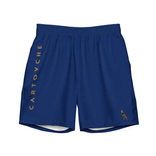 Men's Swim Trunks - Cartouche Logo (Navy)