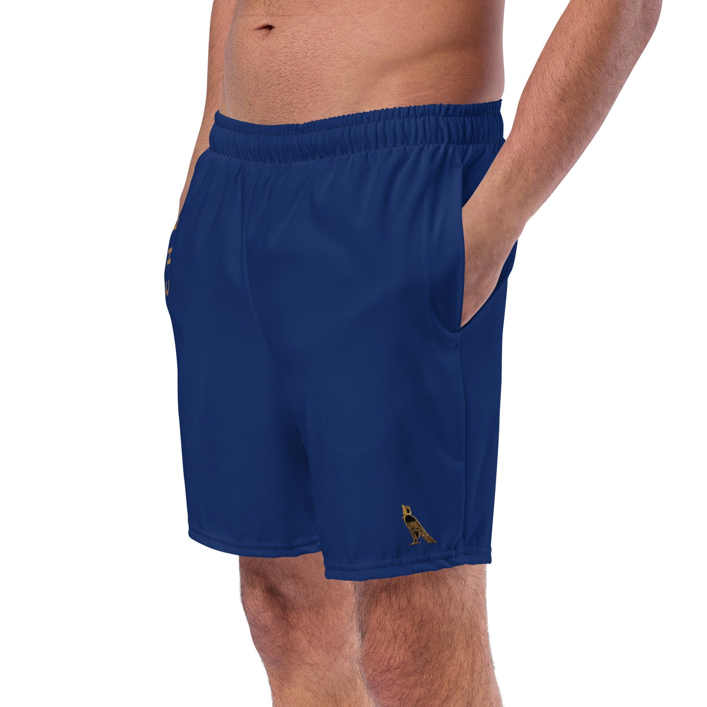 Men's Swim Trunks - Cartouche Logo (Navy)