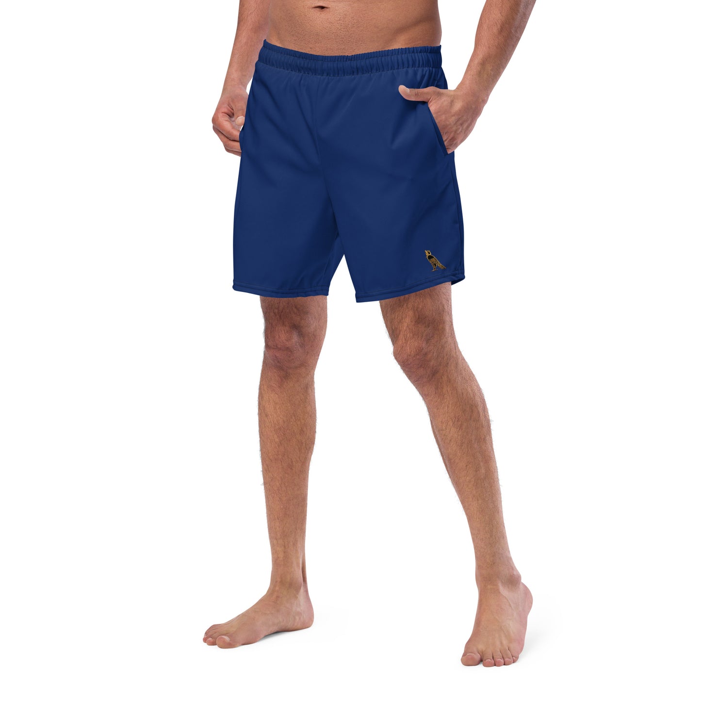 Men's Swim Trunks - Cartouche Logo (Navy)