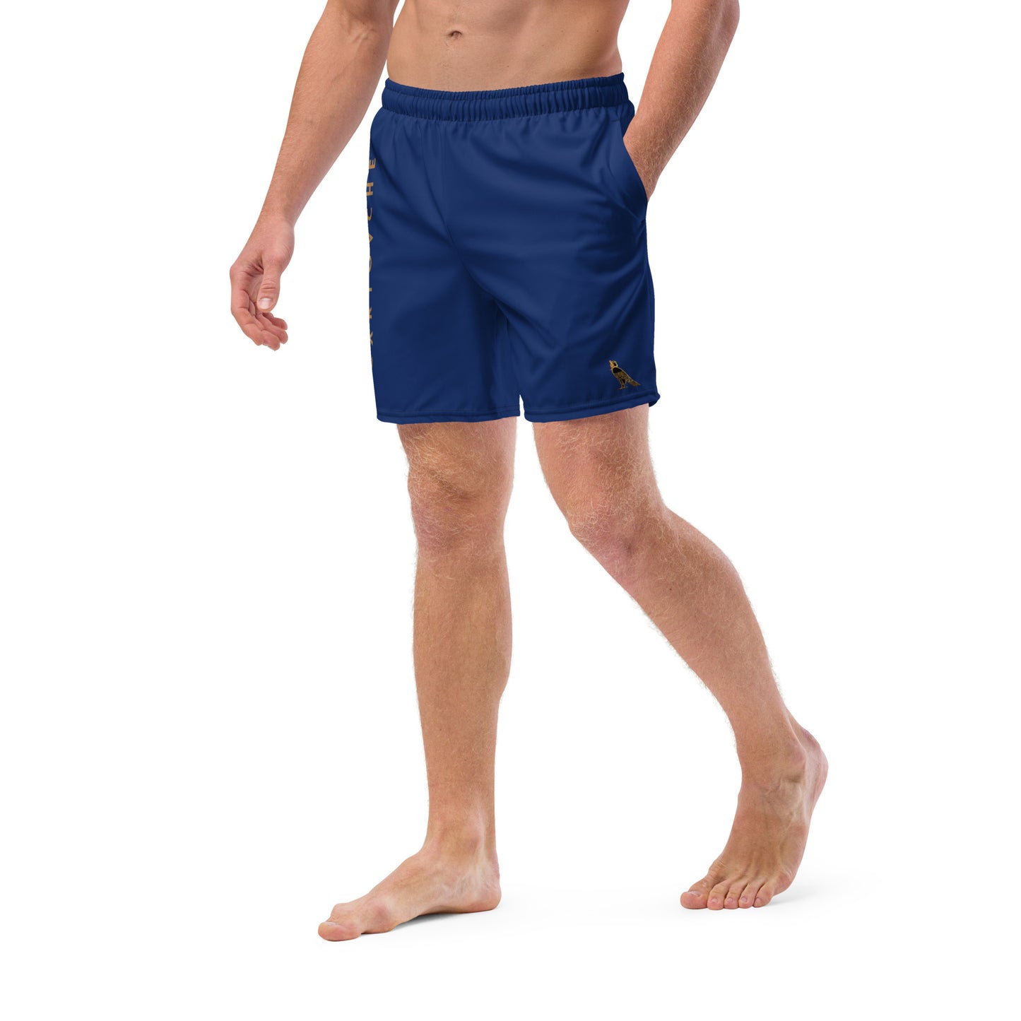 Men's Swim Trunks - Cartouche Logo (Navy)