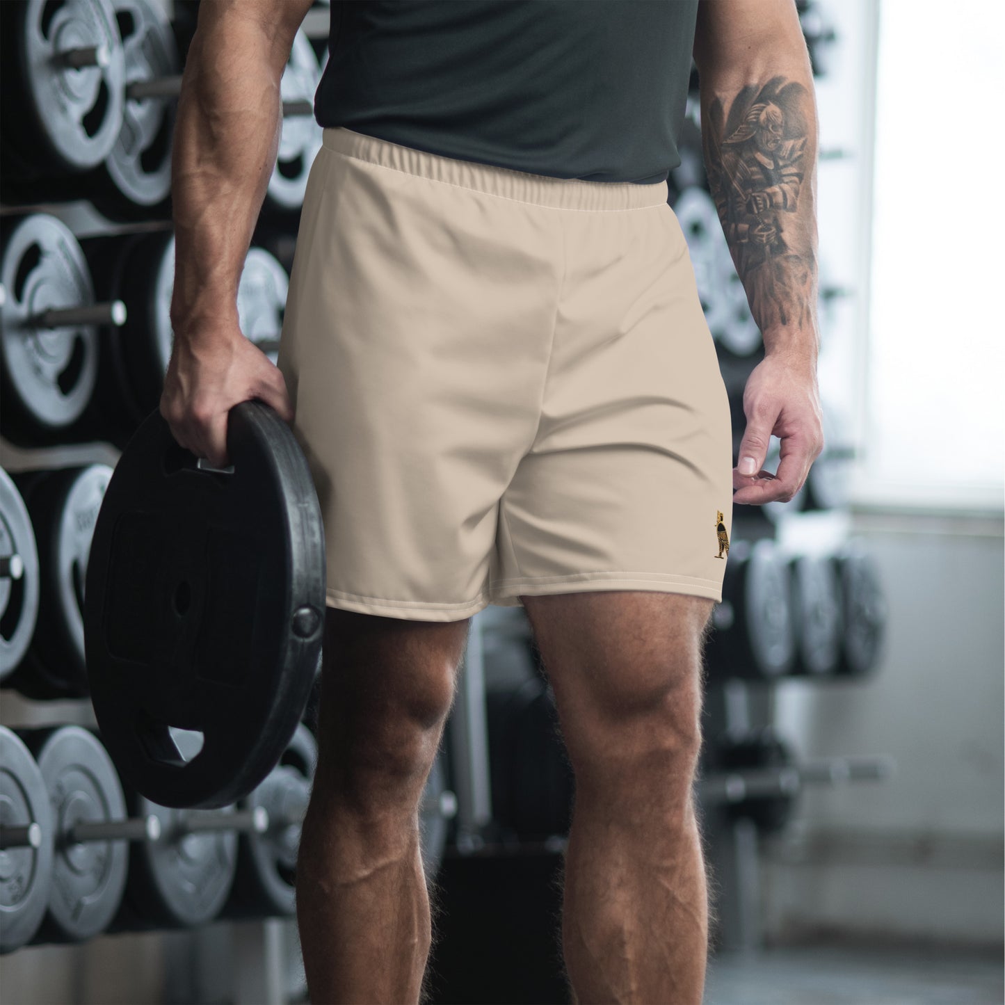 Men's Athletic Shorts (Khaki)