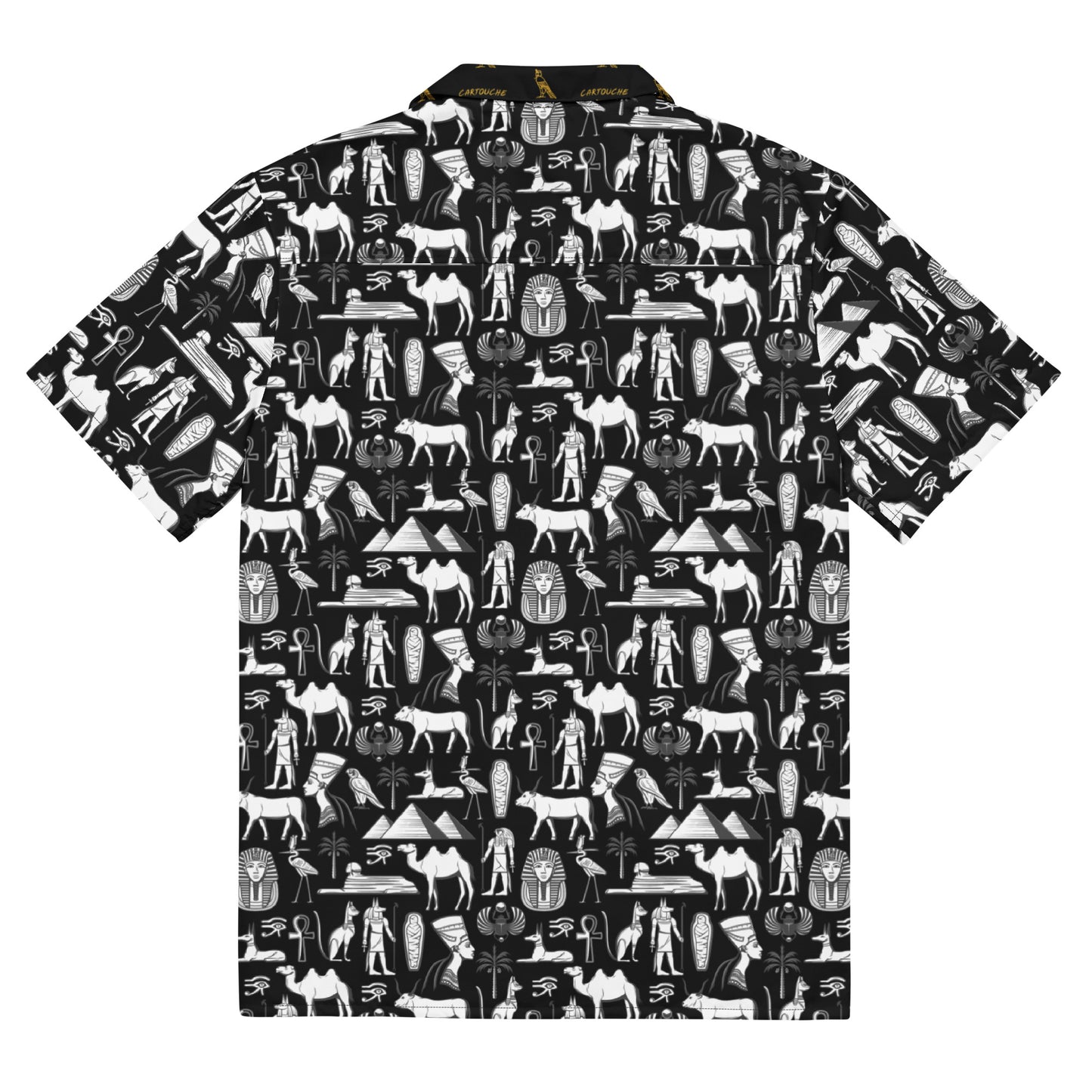 Egyptian White Icons | Vacation Shirt (Black)