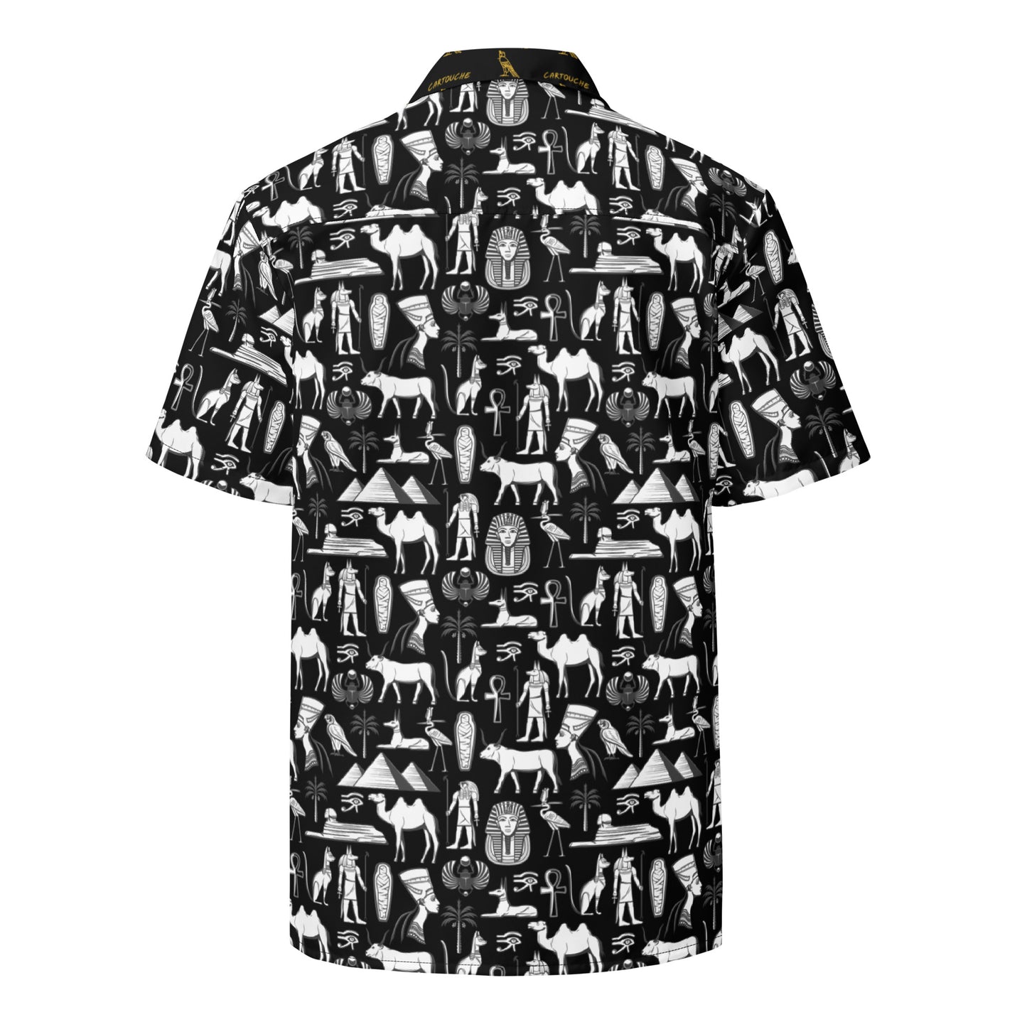 Egyptian White Icons | Vacation Shirt (Black)