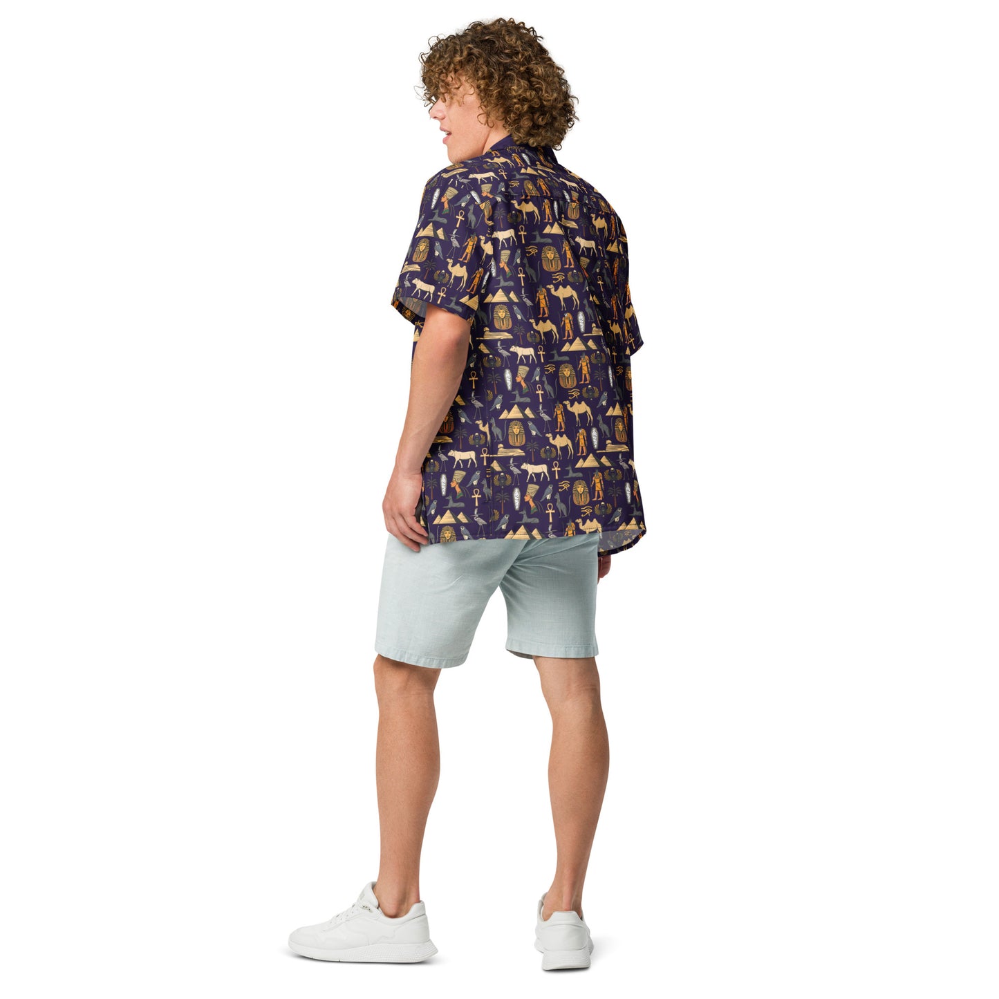 Egyptian Coloured Icons | Vacation Shirt (Navy)